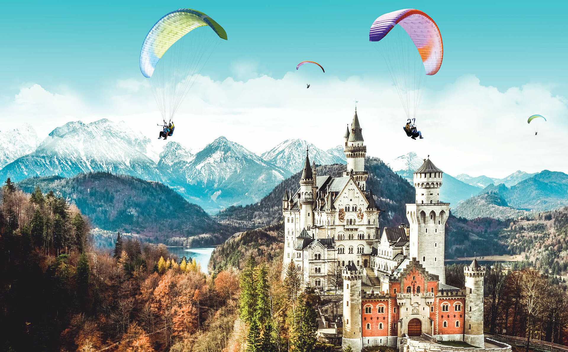 AMERON Neuschwanstein Alpsee Resort & Spa Gleitschirmfliegen Paragliding