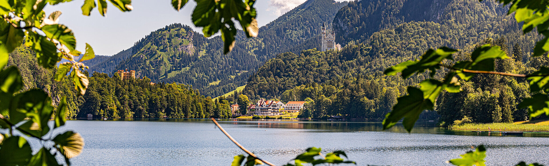AMERON Neuschwanstein Alpsee Resort & Spa Aussenansicht See
