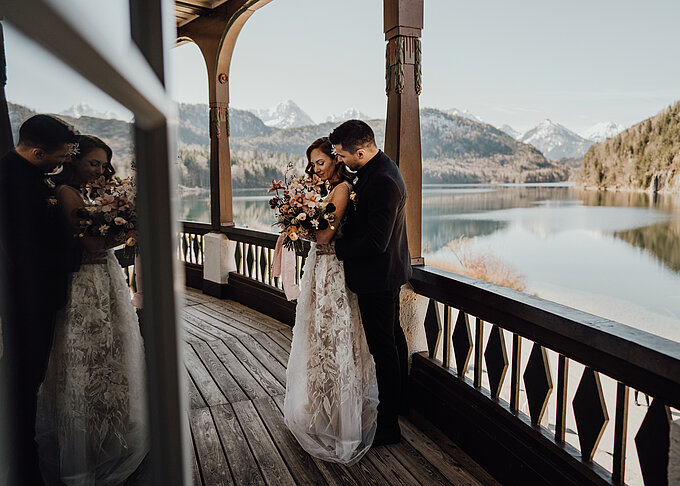 AMERON Neuschwanstein Alpsee Resort & Spa Hochzeit Hochzeitspaar